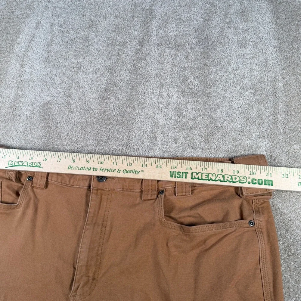 Duluth Trading Co Cargo Pants Mens 42x32 (FITS 42x31) Brown Flex Fire Hose Work